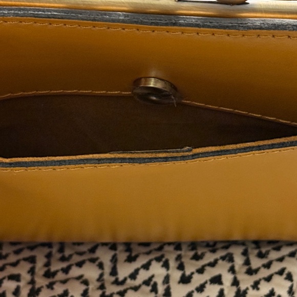 Patricia Nash Mango “Evangeline”Floral Embossed Crossbody/chain handle Bag NIB - Picture 8 of 16